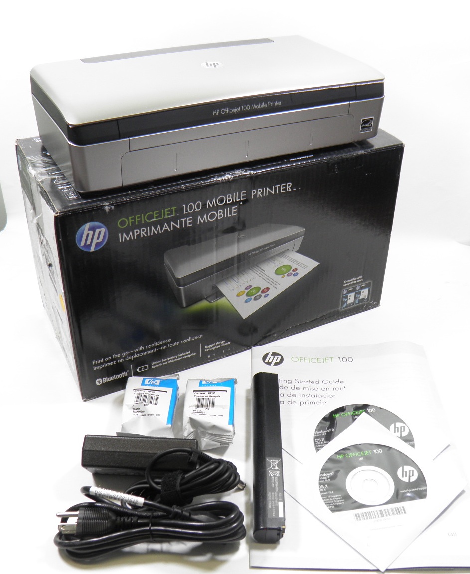 Refurbished HP Officejet 100 Mobile Printer With Battery CN551A B1H EBay